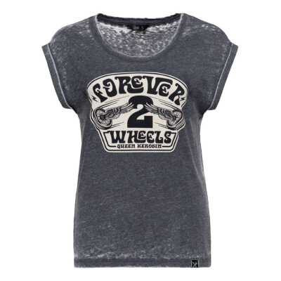 Queen Kerosin Forever 2 wheels t-shirt anthracite Size XL