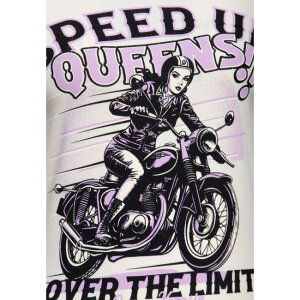 Queen Kerosin Speed up Queens t-shirt offwhite Size M