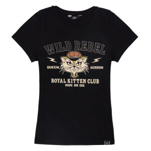 Queen Kerosin Royal Kitten Club t-shirt black Size XL