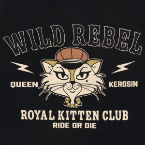 Queen Kerosin Royal Kitten Club t-shirt black Size XL