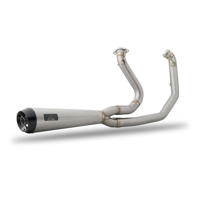 Malparidos, M8 Softail 2-1 exh. system. Titanium. Euro 4/5