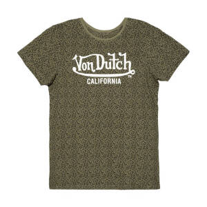 Von Dutch Leopard female t-shirt green Size XL