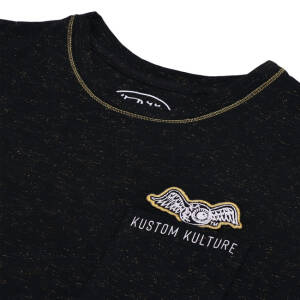 Von Dutch Strass female t-shirt black Size XS