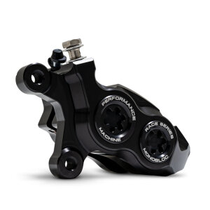PM, Race Series 4-P Monobloc caliper. Left front. Black