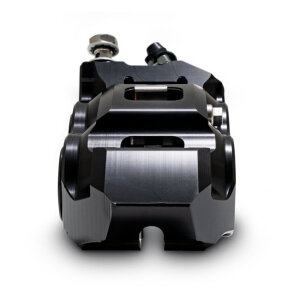 PM, Race Series 4-P Monobloc caliper. Left front. Black
