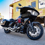 Vance & Hines, VO2 Falcon XL air intake. Gloss Forged Carbon