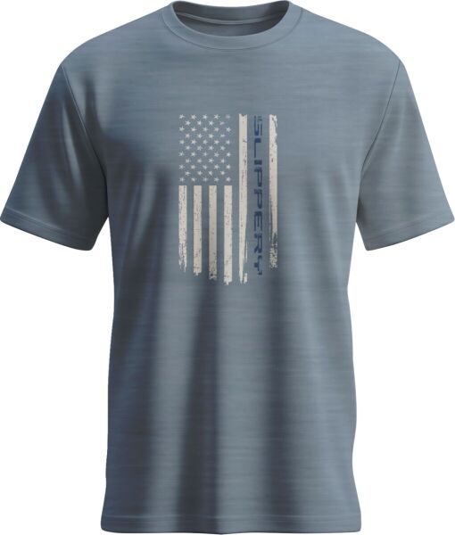Tee Slippery Flag Flint Blue H