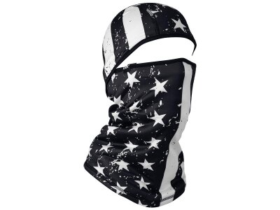 Black & White Flag SportFlex Series Fleece Lined Convertible Balaclava