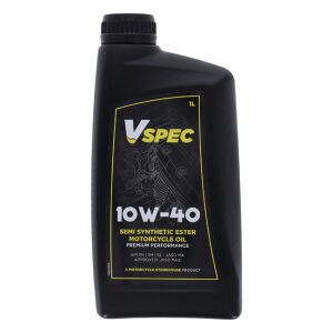 Vspec, 10W40 (Semi Synthetic) motor oil. 1 liter