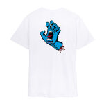 Santa Cruz Screaming Hand Chest t-shirt white Size 2XL