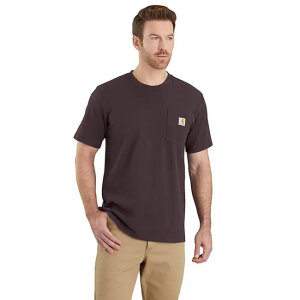Carhartt K87 Pocket t-shirt dark sepia Size XL