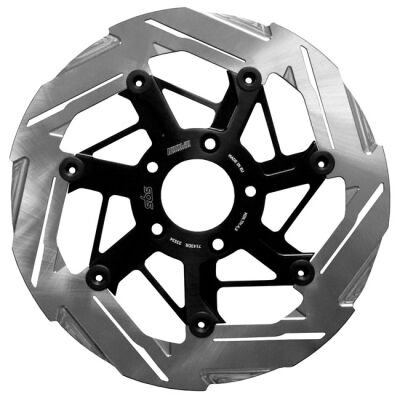 Kodlin by SBS, 7-spoke brake rotor front right. Polished
