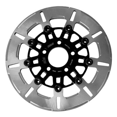 Kodlin by SBS, 9-spoke brake rotor rear. Polished