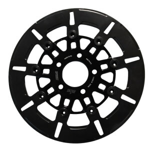 Kodlin by SBS, 9-spoke brake rotor rear. Black