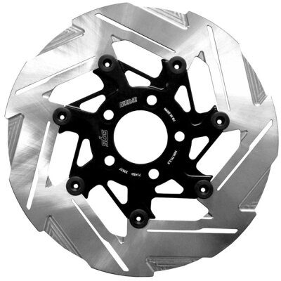 Kodlin by SBS, 7-spoke brake rotor rear. Polished