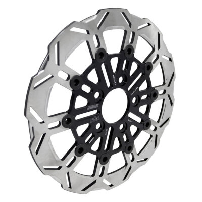 Kodlin by SBS, 10-spoke brake rotor rear. Polished