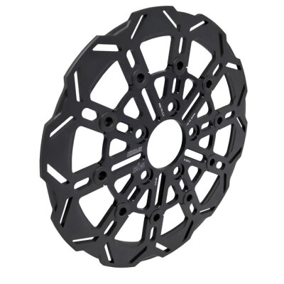 Kodlin by SBS, 10-spoke brake rotor rear. Black