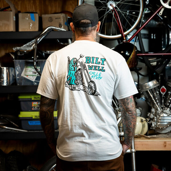 Biltwell Reaper t-shirt white Size M