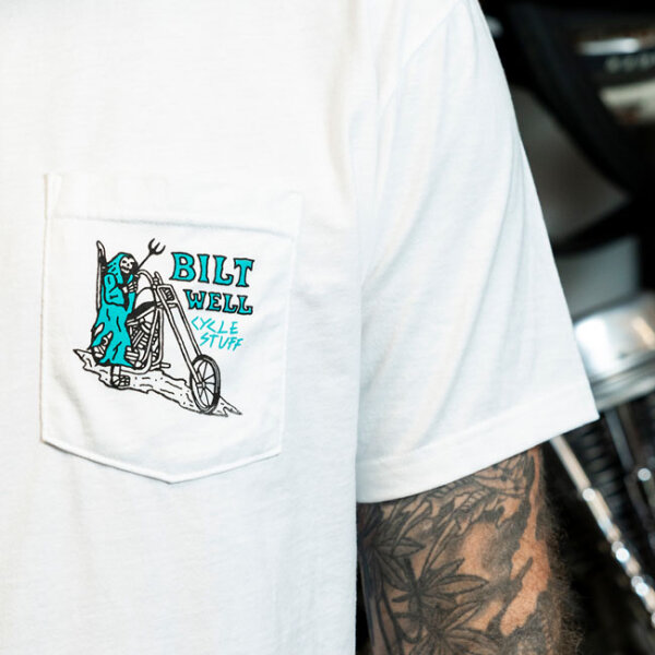 Biltwell Reaper t-shirt white Size M