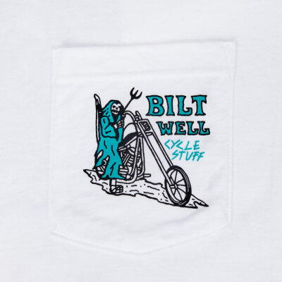 Biltwell Reaper t-shirt white Size M
