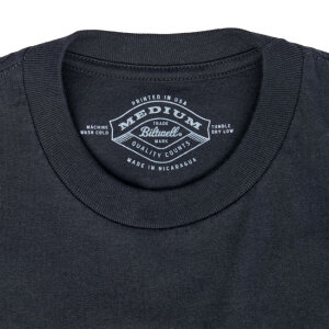 Biltwell Grey shield t-shirt black Size 2XL