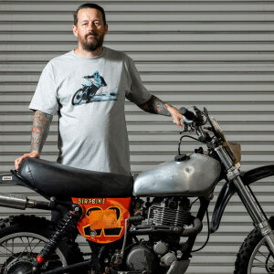 Biltwell Roost t-shirt sporty grey Size 2XL