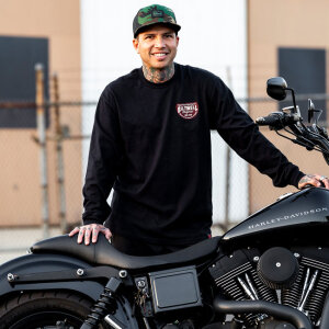 Biltwell Left turn longsleeve t-shirt black Size S