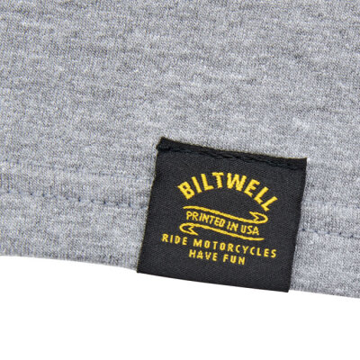 Biltwell Tiger longsleeve t-shirt graphite Size S