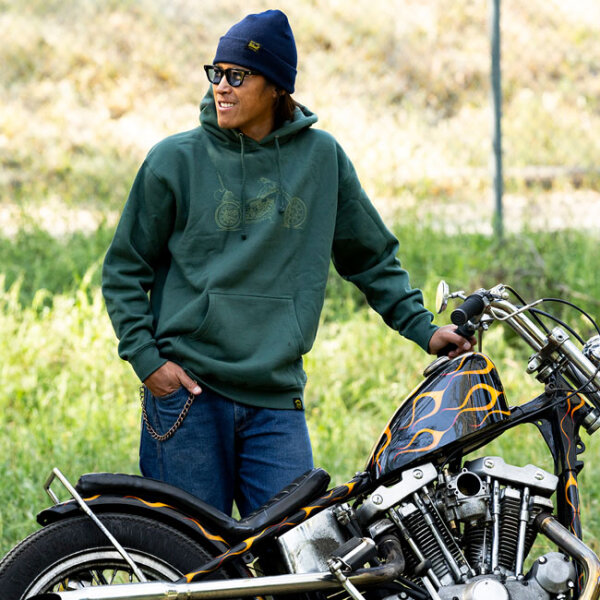 Biltwell Pan hoodie green Size L