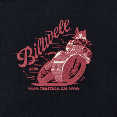 Biltwell Fast Cat hoodie black Size S