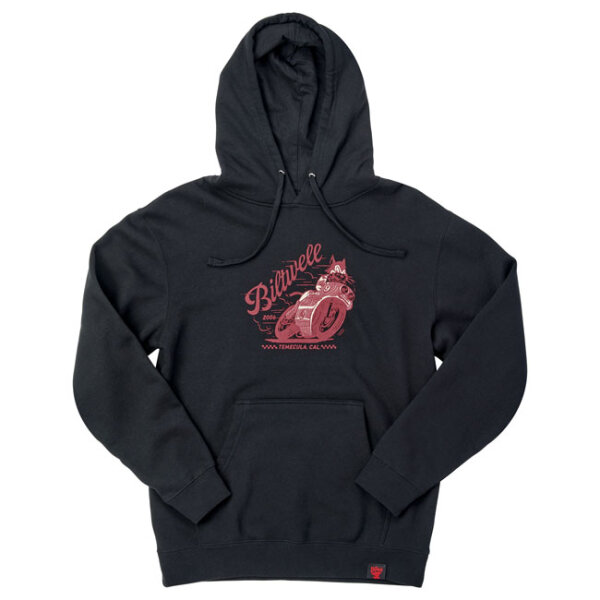 Biltwell Fast Cat hoodie black Size M