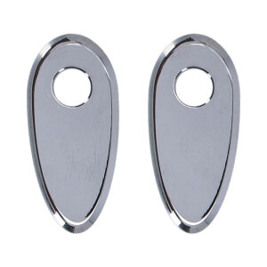 MCS, fender strut turn signal hole covers. Chrome