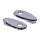 MCS, fender strut turn signal hole covers. Chrome