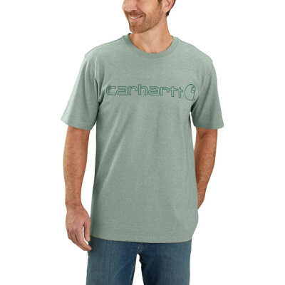 Carhartt Core Logo t-shirt seabrook Size M