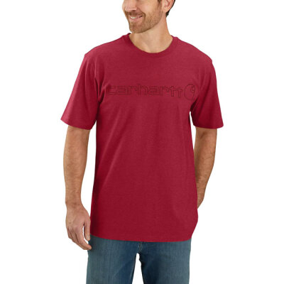 Carhartt Core Logo t-shirt industry red Size S
