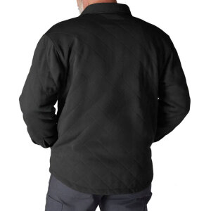 Carhartt Quilted Snap Front shirt black Size M