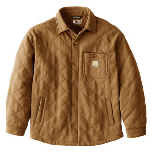 Carhartt Quilted Snap Front shirt carhartt® brown...