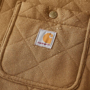 Carhartt Quilted Snap Front shirt carhartt® brown Size 2XL