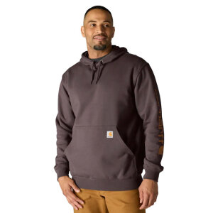 Carhartt Sleeve Logo hoodie dark sepia Size S