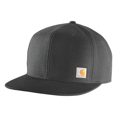 Carhartt Firm Duck Flat Brim cap black One size fits most
