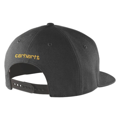 Carhartt Firm Duck Flat Brim cap black One size fits most
