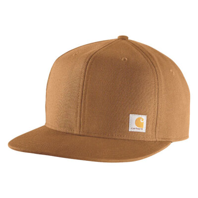 Carhartt Firm Duck Flat Brim cap carhartt® brown One size fits most