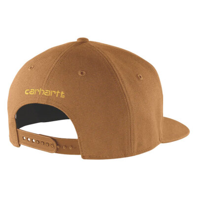 Carhartt Firm Duck Flat Brim cap carhartt® brown One size fits most