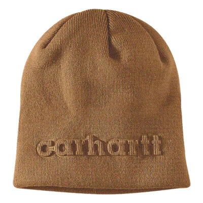 Carhartt Knit Embossed beanie carhartt® brown One size fits most