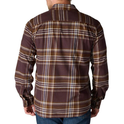 Carhartt Flannel Plaid shirt dark sepia Size S