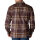 Carhartt Flannel Plaid shirt dark sepia Size L