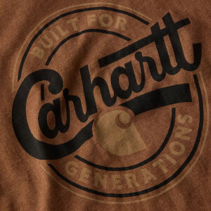 Carhartt Script Graphic t-shirt red duck heather Size L