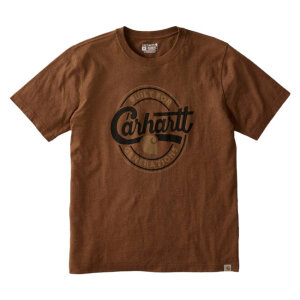 Carhartt Script Graphic t-shirt red duck heather Size XL