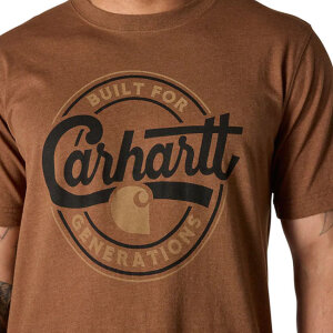Carhartt Script Graphic t-shirt red duck heather Size XL