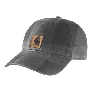 Carhartt Flannel cap gravel One size fits most